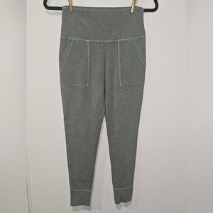 Aerie Olive Green High-Waisted Full Length Leggings Womens Size Medium